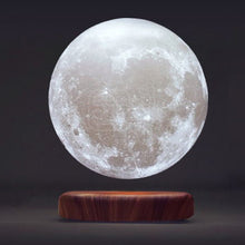 Load image into Gallery viewer, Customized Creative 3D Magnetic Levitation Moon Lamp Night Light Rotating Led Moon Floating Lamp
