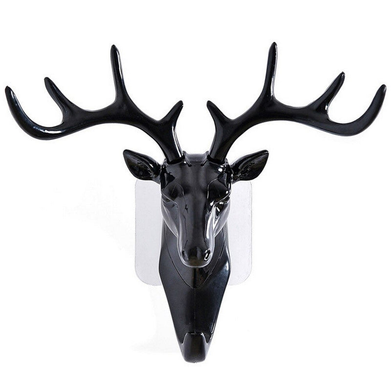 Wall Hanging Hook Three-dimensional Antlers American Wall Decoration Hook Creative Deer Head Wall hook seamless Key Wall Hook