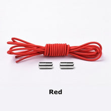 Load image into Gallery viewer, Elastic Lock Shoe Laces No Tie Shoelaces New Simplicity Round Metal Tip Shoelace Leisure Quick Sport Shoe Laces Unisex
