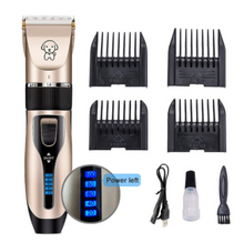 Load image into Gallery viewer, Clipper For Dog Clippers Dogs Grooming Clipper Kit USB Professional Rechargeable Low-Noise Pets Hair Trimmer Display Battery
