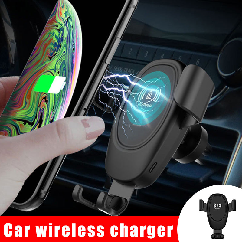 Car Mobile Phone Wireless Charger Holder Bracket 360 Degree Rotating Portable for Driving JFlyer