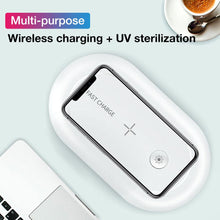 Load image into Gallery viewer, Phone Sterilizer Box 15W Mobile Wireless Charging Multi-function Ultraviolet Disinfection
