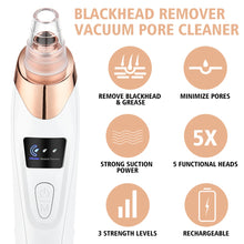 Load image into Gallery viewer, Blackhead Remover Vacuum Acne Pimple Black Spot Suction Electric Facial Pore Cleaner Skincare Exfoliating Beauty Instrument
