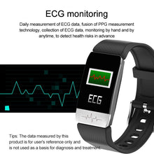 Load image into Gallery viewer, T1 Smart Watch Band With Temperature Immune Measure ECG Heart Rate Blood Pressure Monitor Weather Forecast Drinking Remind
