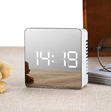 Load image into Gallery viewer, Hot Multifunction LED Mirror Alarm Clock Digital Clock Snooze Display Time Night Led Light Table Desktop Alarm Clock Despertador
