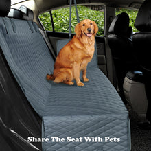 Load image into Gallery viewer, Dog Car Seat Cover View Mesh Waterproof Pet Carrier Car Rear Back Seat Mat Hammock Cushion Protector With Zipper And Pockets
