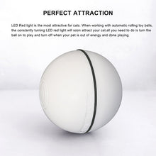 Load image into Gallery viewer, Smart Interactive Pet Toy Ball Automatic Rolling USB Rechargeable Led Light Pet Toy Training Home Cat and Dog Toy Glowing Balls
