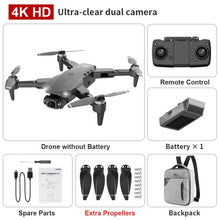 Load image into Gallery viewer, L900 pro 4K HD dual camera with GPS 5G WIFI FPV real-time transmission brushless motor rc distance 1.2km professional drone
