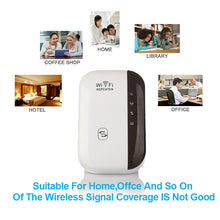 Load image into Gallery viewer, Wireless WiFi Repeater Wifi Extender 300Mbps Wi-Fi Amplifier 802.11N/B/G Booster Repetidor Wi fi Reapeter Access Point
