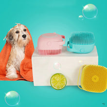 Load image into Gallery viewer, Pet Bath Brush Soft Silicone Comb Dogs Cats SPA Shampoo Massage Brush Shower Hair Removal Comb Pets Cleaning Grooming Tool
