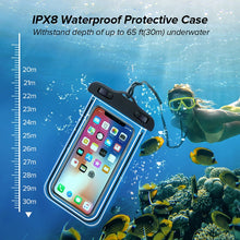 Load image into Gallery viewer, INIU IP68 Universal Waterproof Phone Case Water Proof Bag Mobile Phone Pouch PV Cover For iPhone 12 11 Pro Max Xs Xiaomi Samsung
