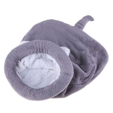 Load image into Gallery viewer, Warm Coral Fleece Cat Sleeping Bag Bed For Puppy Small Dogs Pets Cat Mat Bed Kennel House  Warm Sleeping Bed For Pets
