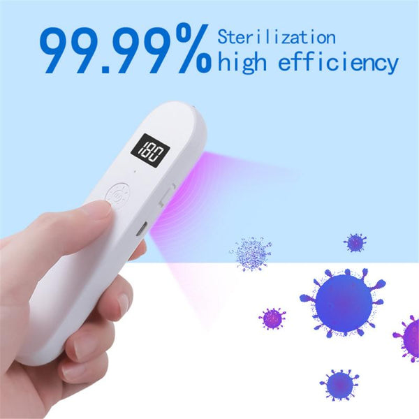 Portable UV Sterilizer X5 Ultraviolet Screen Germicidal Lamp Home Handheld UV Lights UVC Sterilizer Travel Personal