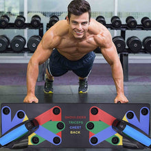 Load image into Gallery viewer, 9 in 1 Push Up Rack Board Men Women Comprehensive Fitness Exercise Push-up Stands Body Building Training System Home Equipment
