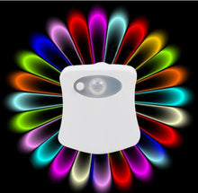 Load image into Gallery viewer, Hot 16 Colours Sensor Body Motion Sensor Led Toilet Light Backlight for Toilet Bowl WC Toilet Seat Lights with Motion Sensor
