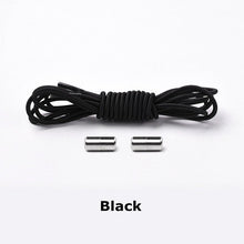 Load image into Gallery viewer, Elastic Lock Shoe Laces No Tie Shoelaces New Simplicity Round Metal Tip Shoelace Leisure Quick Sport Shoe Laces Unisex
