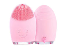 Load image into Gallery viewer, Face Cleaning Mini Electric Massage Brush Washing Machine Waterproof Silicone Cleansing Tools
