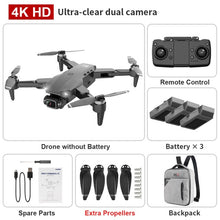 Load image into Gallery viewer, L900 pro 4K HD dual camera with GPS 5G WIFI FPV real-time transmission brushless motor rc distance 1.2km professional drone
