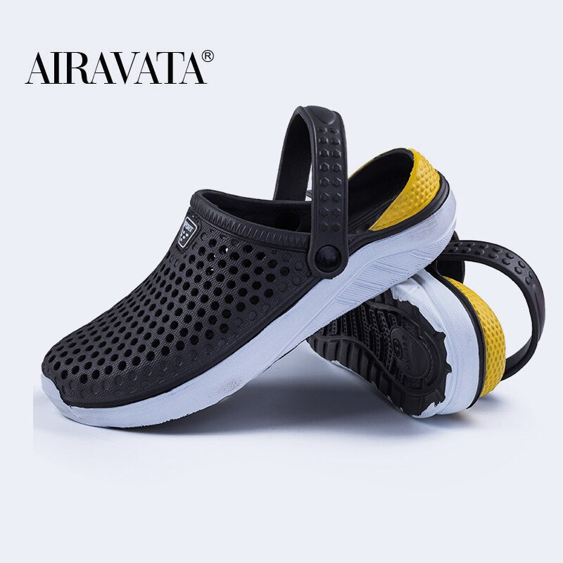 Unisex Fashion Beach Sandals Thick Sole Slipper Waterproof Anti-Slip Sandals Flip Flops for Women Men