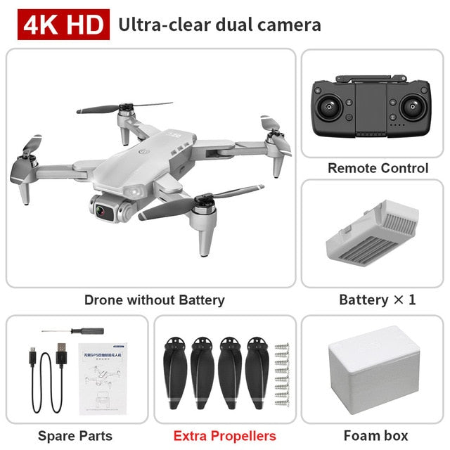 L900 pro 4K HD dual camera with GPS 5G WIFI FPV real-time transmission brushless motor rc distance 1.2km professional drone