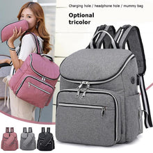 Load image into Gallery viewer, Fashion Maternity Diaper Bags Waterproof Mummy Nappy Bags Large Capacity Baby Care Nursing Bag Mother Multi-function Backpacks
