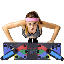 Load image into Gallery viewer, 9 in 1 Push Up Rack Board Men Women Comprehensive Fitness Exercise Push-up Stands Body Building Training System Home Equipment
