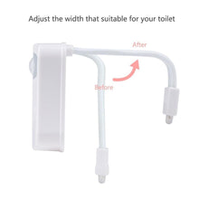 Load image into Gallery viewer, Hot 16 Colours Sensor Body Motion Sensor Led Toilet Light Backlight for Toilet Bowl WC Toilet Seat Lights with Motion Sensor
