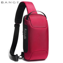 Load image into Gallery viewer, BANGE Hot Chest Bag New Anti-thief Men Crossbody Bag Waterproof Shoulder Bags USB Charging Short Trip For Male Travel Pack
