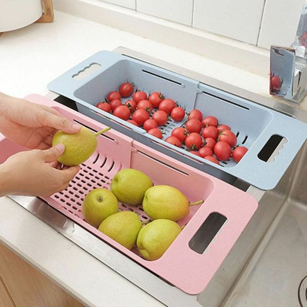 Kitchen Sink Dish Drainer Drying Rack Washing Holder Basket Organizer Kitchen Vegetables Water filter basket Shelf