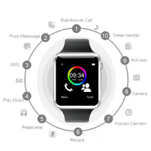 Load image into Gallery viewer, A1 WristWatch Bluetooth Smart Watch Sport Pedometer Smartwatch For Android Smartphone
