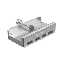 Load image into Gallery viewer, USB Hub USB 3.0 HUB Charging Hub Professional Clip Design Aluminum Alloy 4 Ports Portable Size Travel Station
