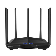 Load image into Gallery viewer, Tenda AC11 Gigabit Dual-Band AC1200 Wireless Router Wifi Repeater with 5*6dBi High Gain Antennas Wider Coverage, Easy Setup
