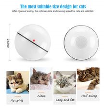 Load image into Gallery viewer, Smart Interactive Pet Toy Ball Automatic Rolling USB Rechargeable Led Light Pet Toy Training Home Cat and Dog Toy Glowing Balls
