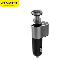 Load image into Gallery viewer, Awei A871BL Headset Super Mini Wireless Bluetooth Earbuds With Single USB Car Charger Adapter
