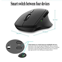 Load image into Gallery viewer, Rapoo MT550 Multi-mode Wireless Mouse Switch between Bluetooth 3.0/4.0 and 2.4G for Four Devices Connection
