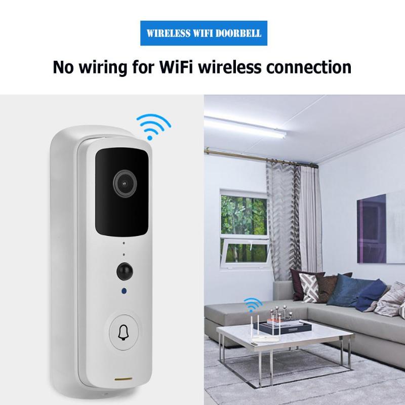 V30  1080P WiFi Smart IP Video Doorbell V30 WiFi Video IR Alarm Intercom Real-Time Monitor Safe Camera Smart IP Doorbell