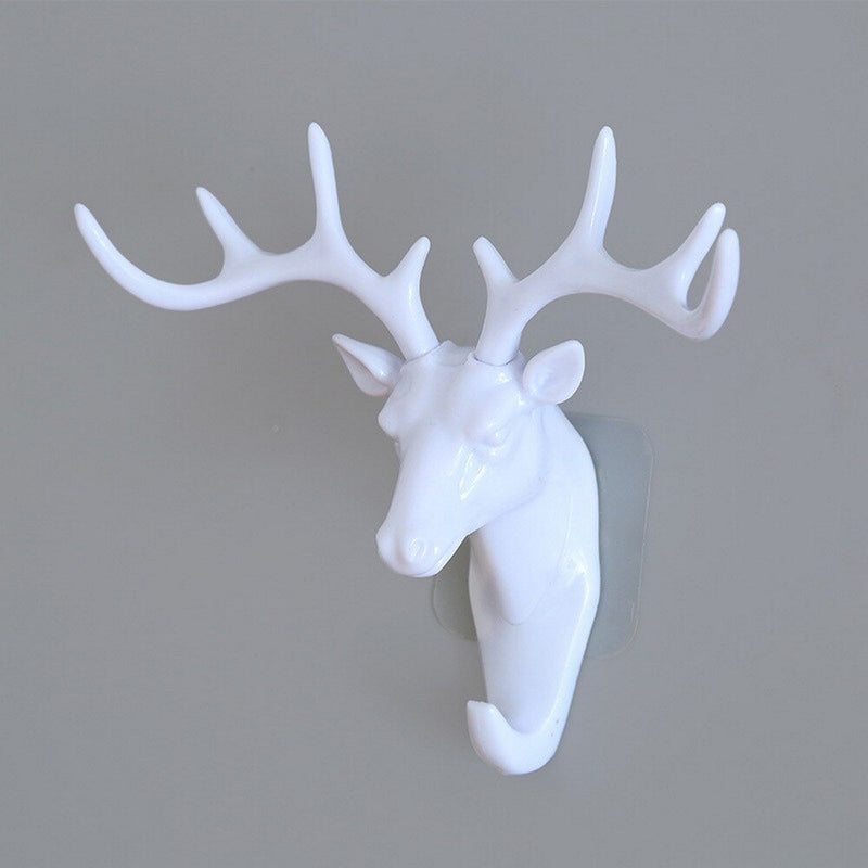 Wall Hanging Hook Three-dimensional Antlers American Wall Decoration Hook Creative Deer Head Wall hook seamless Key Wall Hook