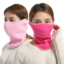 Load image into Gallery viewer, Oneoney 1pc Winter Warm Cycling Riding Mask Mouth Nose Ear Neck Protector Warmer Outdoor Cold Production Man Woman Office School
