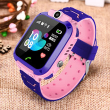 Load image into Gallery viewer, Kids Watches Positioning Wristwatch Tracker SIM Card Call Location Finder Anti-Lost Monitor Camera Photo Children Watch
