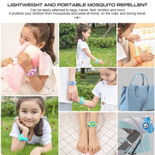 Load image into Gallery viewer, Kids Mosquito Repellent Watch Lightweight Natural Mosquito Repellent Bracelet Plant Essential Oil Mosquito Repellent Device
