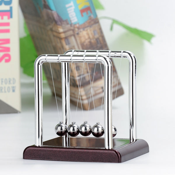 Early Fun Development Educational Desk Toy Gift Newtons Cradle Steel Balance Ball Physics Science Pendulum Antistress Game Kids