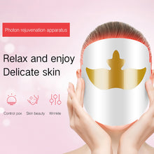 Load image into Gallery viewer, led therapy mask LED Facial Mask Machine Light Therapy Massager Massage Gun Pedicure tool Neck Massager Remove Face Beauty Spa
