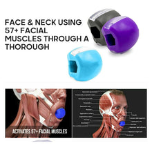 Load image into Gallery viewer, Face Fitness Ball &amp; Facial Toner Exerciser Facial Muscle Training Silicone Face-lift Masseter
