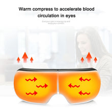 Load image into Gallery viewer, Bluetooth Smart Vibration Eye Massager Eye Care Device Hot Compress Glasses Instrument Music Foldable Eye Protection
