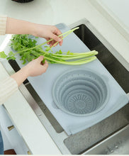 Load image into Gallery viewer, Innovative Multi-Functional 3 in 1 Chopping Board Detachable Folding Drain Basket Sink Cutting Board Kitchen Tools
