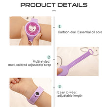 Load image into Gallery viewer, Kids Mosquito Repellent Watch Lightweight Natural Mosquito Repellent Bracelet Plant Essential Oil Mosquito Repellent Device
