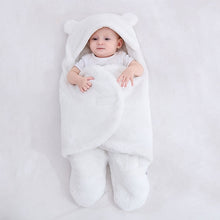 Load image into Gallery viewer, Baby Sleeping Bag Ultra-Soft Fluffy Fleece Newborn Receiving Blanket Infant Boys Girls ClothesSleeping Nursery Wrap Swaddle
