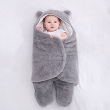 Load image into Gallery viewer, Baby Sleeping Bag Ultra-Soft Fluffy Fleece Newborn Receiving Blanket Infant Boys Girls ClothesSleeping Nursery Wrap Swaddle
