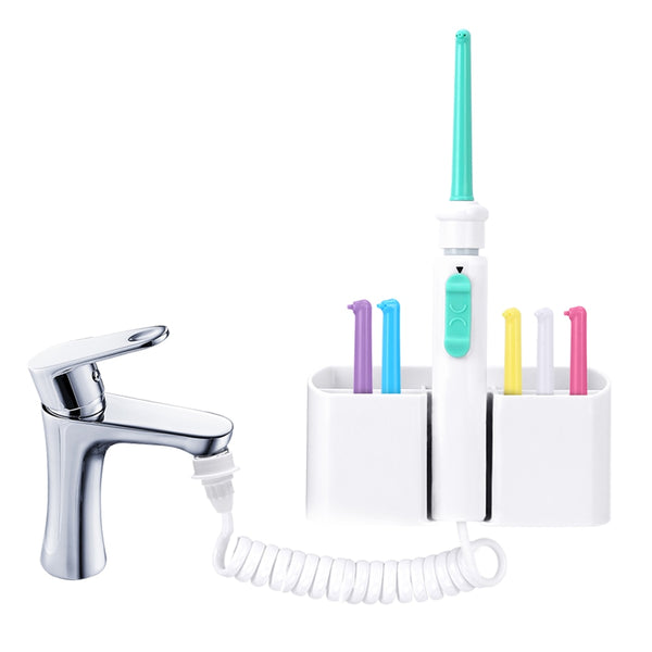 Water Dental Flosser Faucet Oral Irrigator Water Jet Floss Dental Irrigator Dental Pick Oral Irrigation Teeth Cleaning Machine