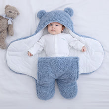 Load image into Gallery viewer, Baby Sleeping Bag Ultra-Soft Fluffy Fleece Newborn Receiving Blanket Infant Boys Girls ClothesSleeping Nursery Wrap Swaddle
